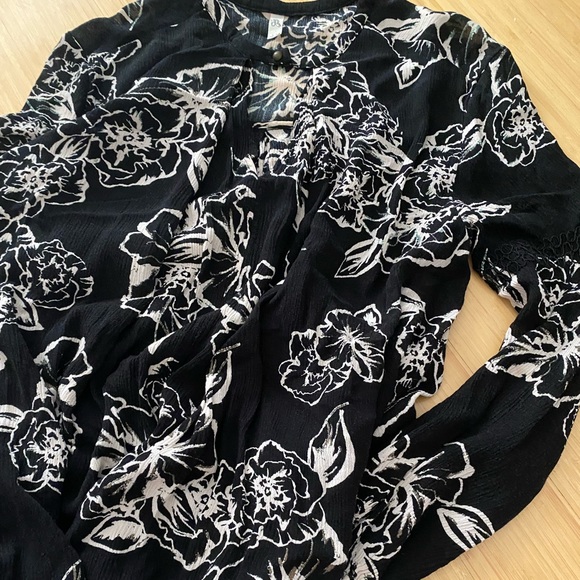 Free People Floral Swing Tunic S 💐 - Picture 4 of 4